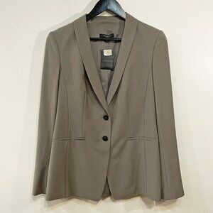 New Vintage Ann Taylor Wool Blend Blazer Taupe 4, S